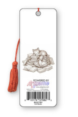 Cat Books Bookmark